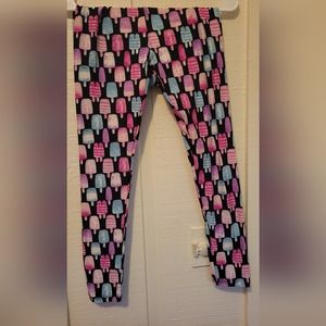 EUC LulaRoe Popsicle Leggings One Size